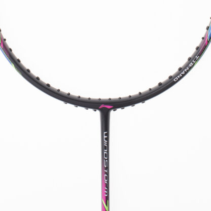 LiNing Badminton Racket – Windstorm 72 Black (Unstrung) - Image 3