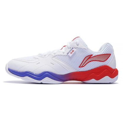 LiNing – Badminton Shoes - Sound Wave 2 White/Purple/Red