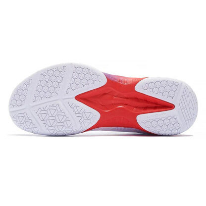 LiNing – Badminton Shoes - Sound Wave 2 White/Purple/Red - Image 5